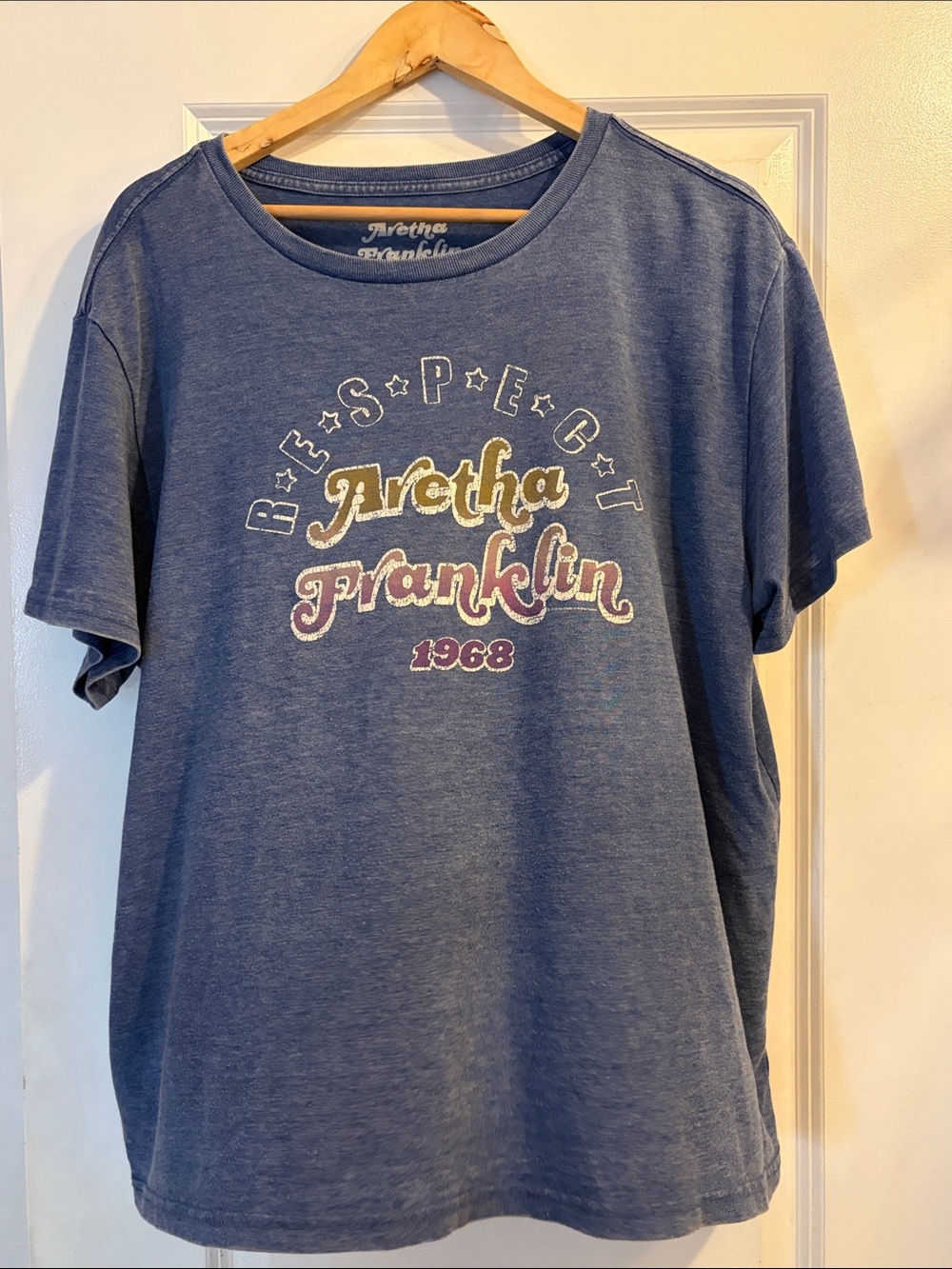 Lucky Brand Blue Short-Sleeve Graphic Tee